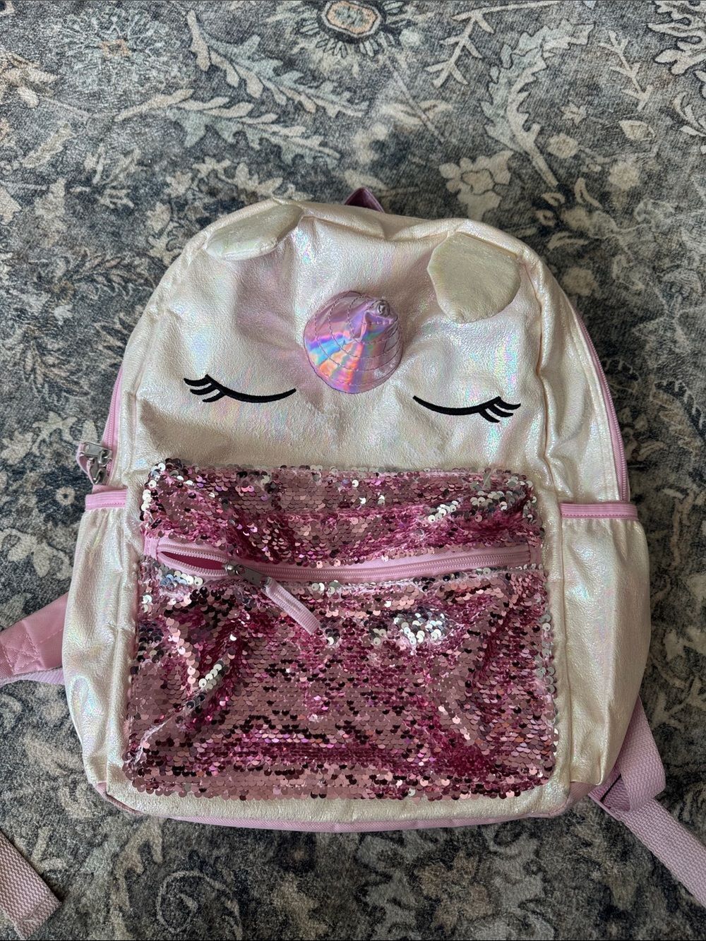 Unicorn Sequin Bookbag